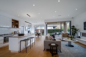 open plan living room